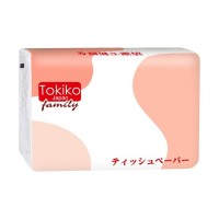 TOKIKO Japan Салфетки бумажные косметические 2сл 200шт